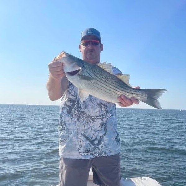 Lake Tawakoni Hybrid Striper in the summer